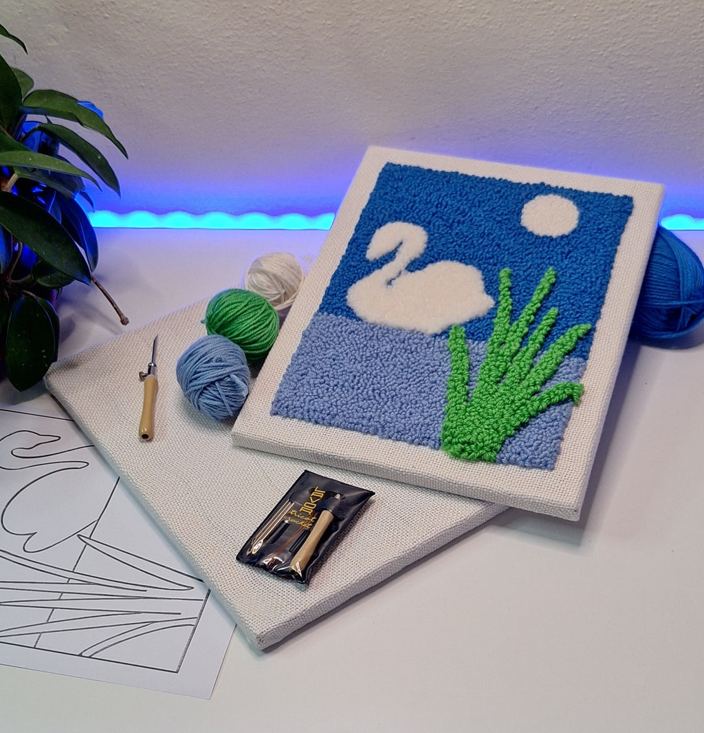 Kit di Ricamo con Ago Magico (Punch Needle)