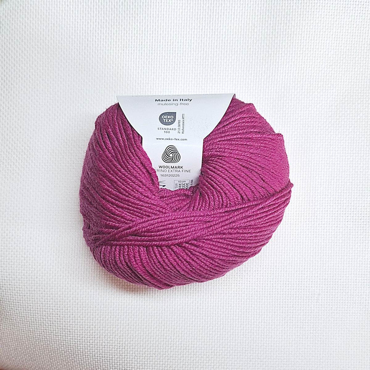 Filato per punch needle 3 mm ciclamino