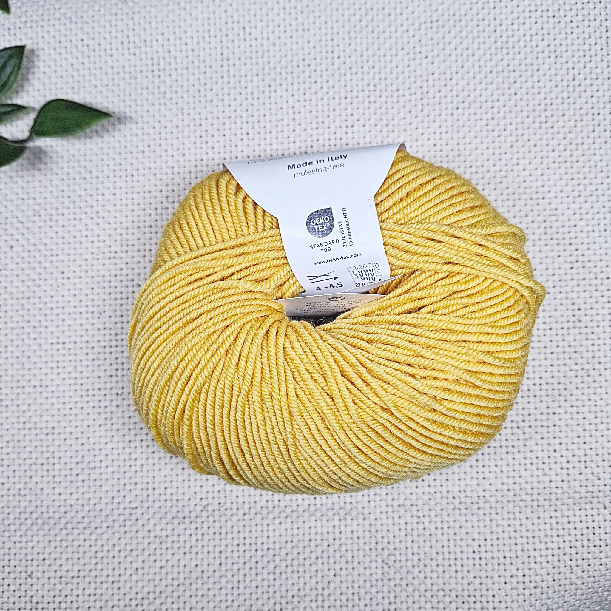 Filato per punch needle 3 mm giallo