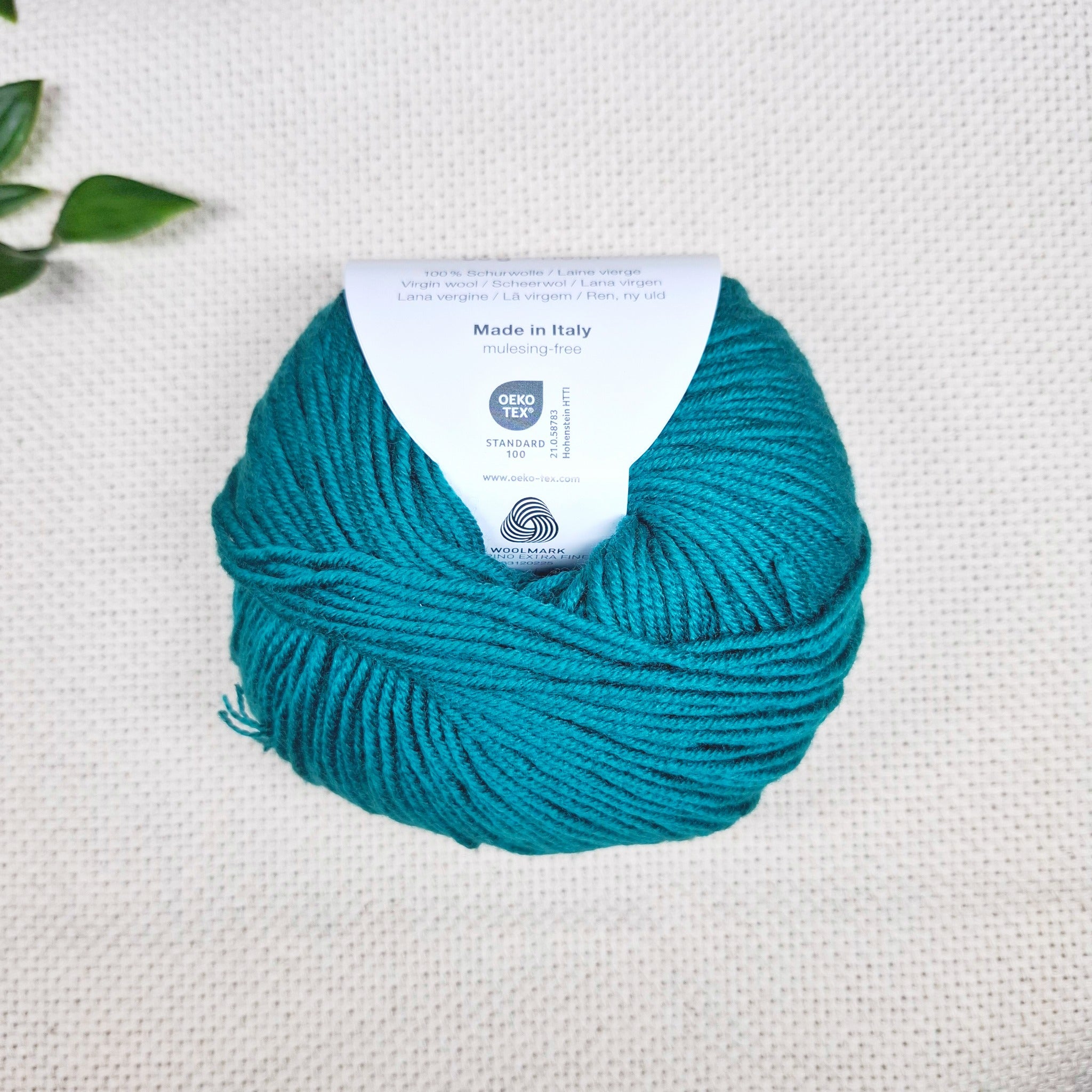 Filato per punch needle 3 mm verde scuro