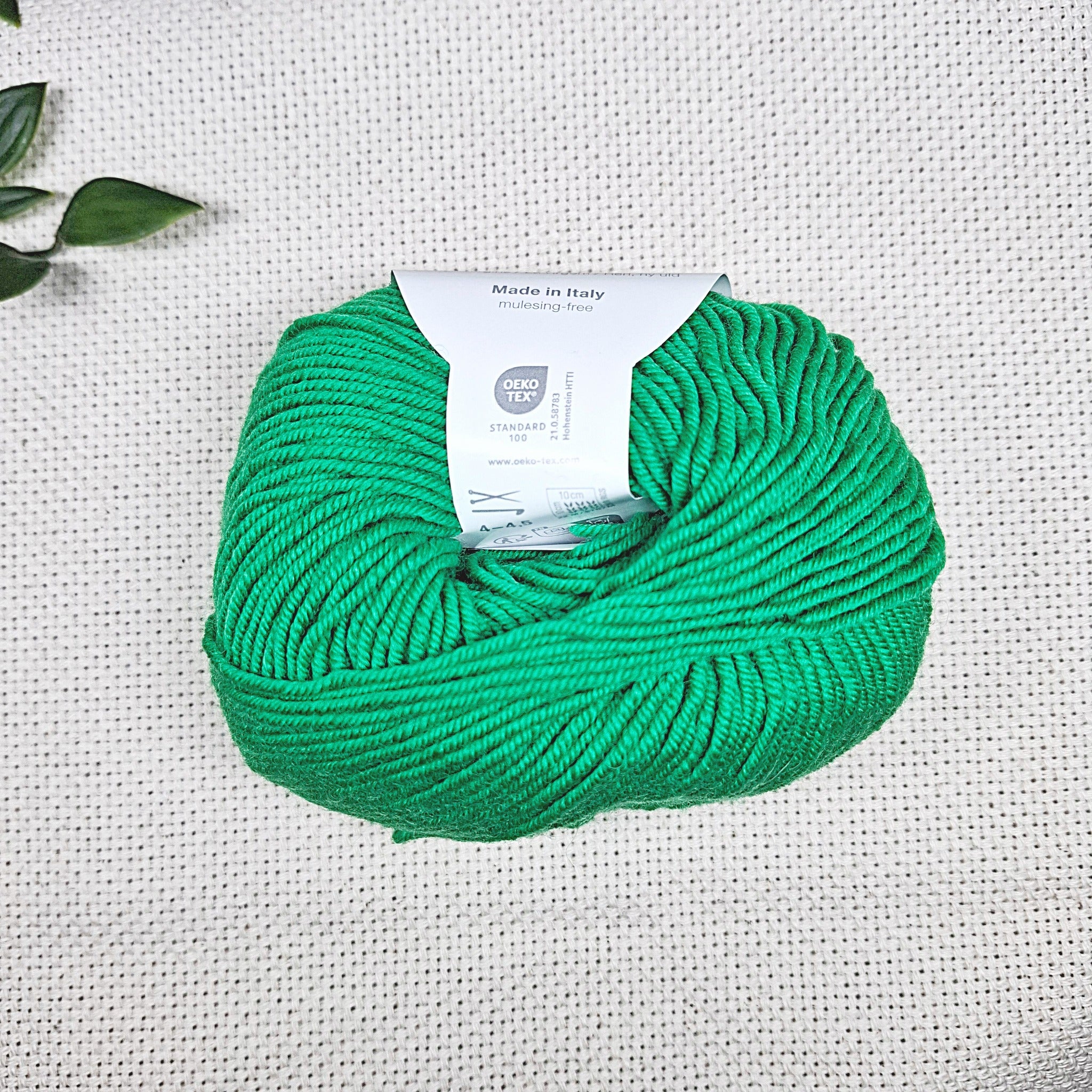 Filato per punch needle 3 mm verde