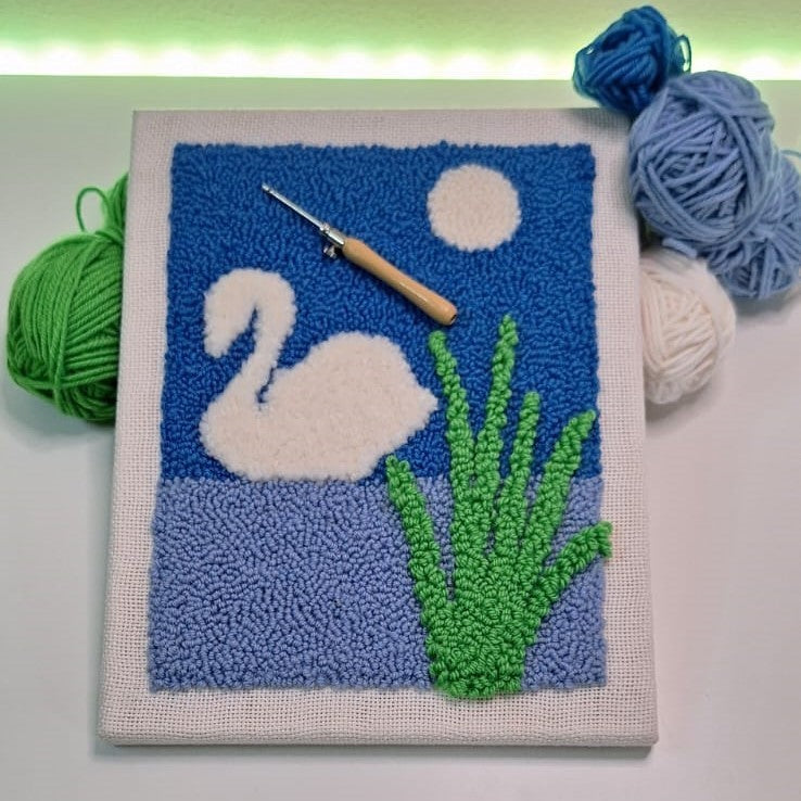 Kit di Ricamo con Ago Magico (Punch Needle)