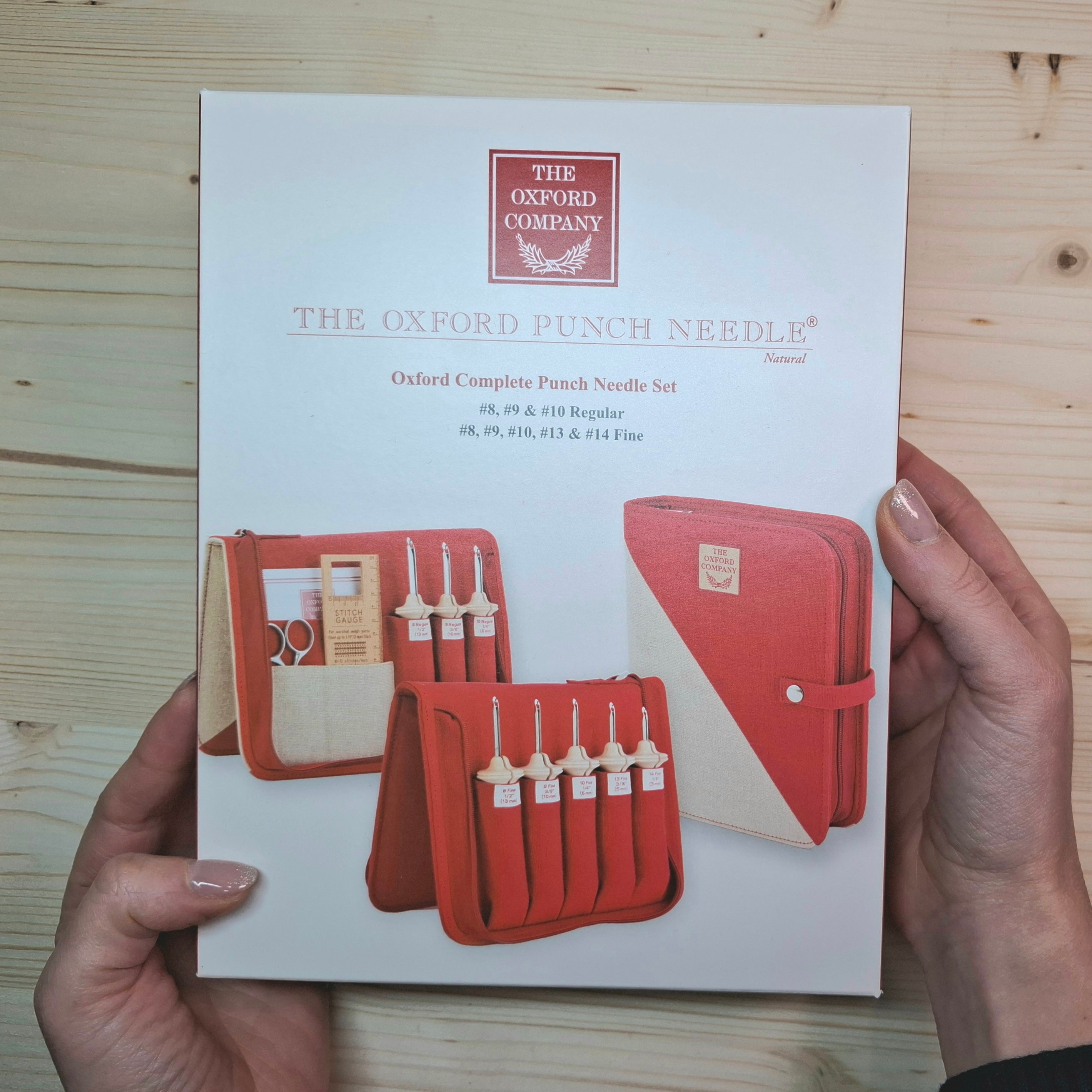 Set Completo Oxford Punch Needle - Collezione Deluxe (8 Misure Originali)