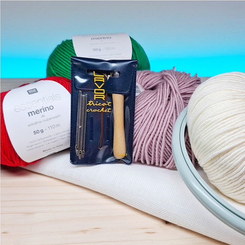 Contenuto del set creativo punch needle