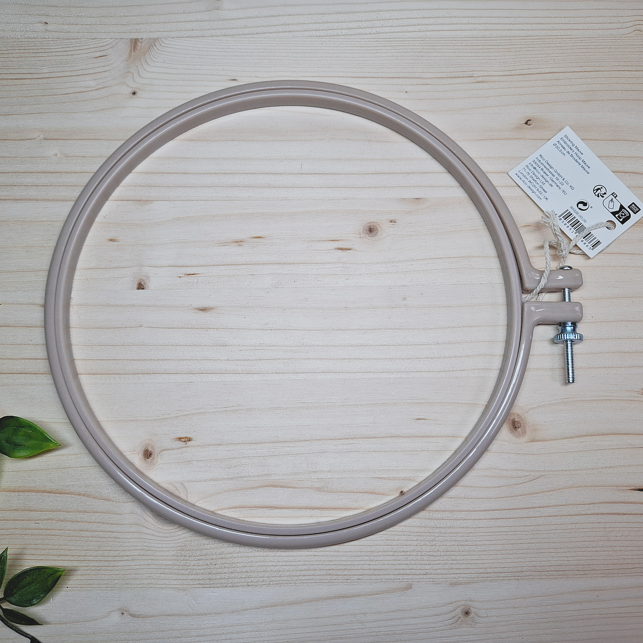 telaio per punch needle con diametro interno di 19 cm