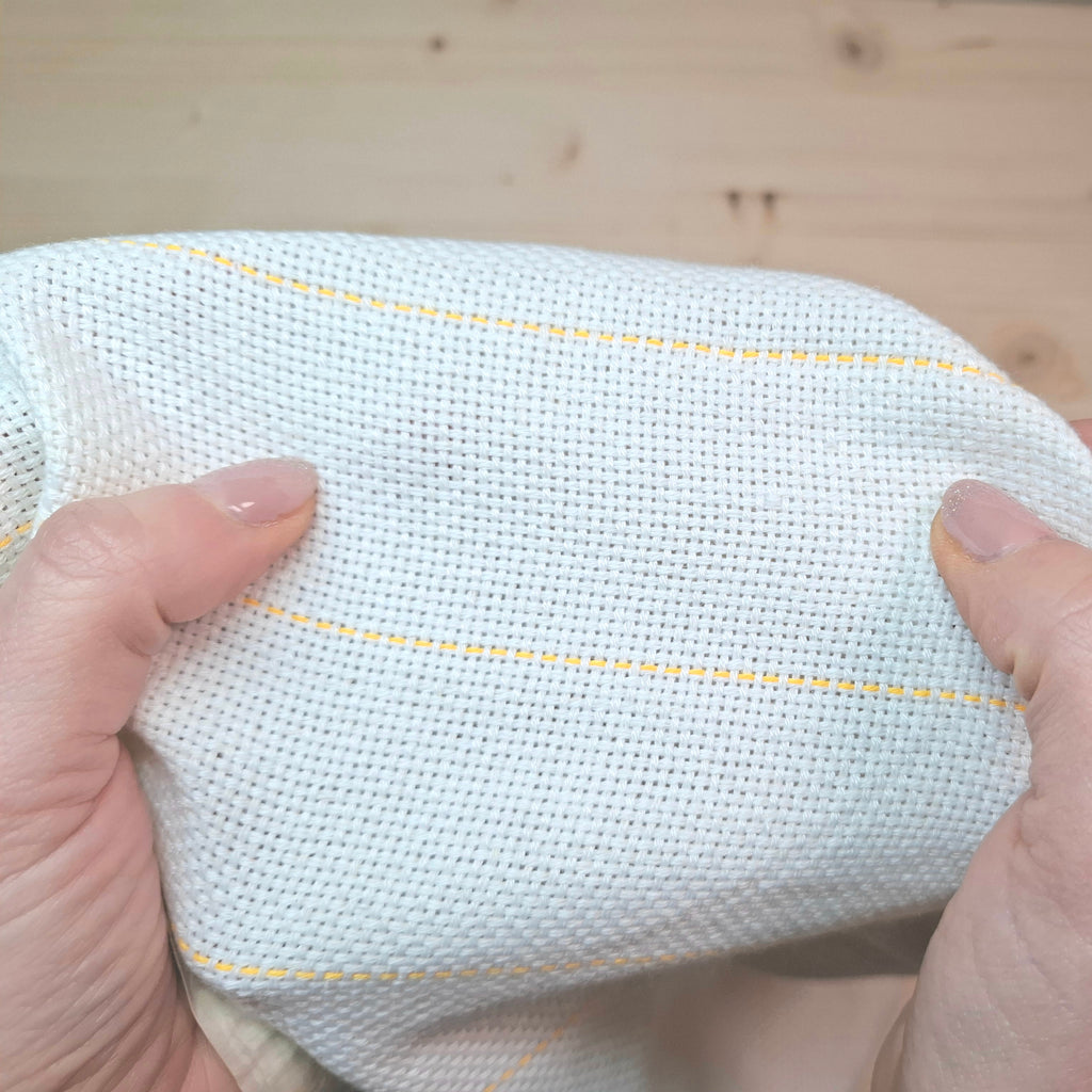 Tessuto Panno del Monaco (Monk's Cloth) per Punch Needle - Taglio 60x60cm