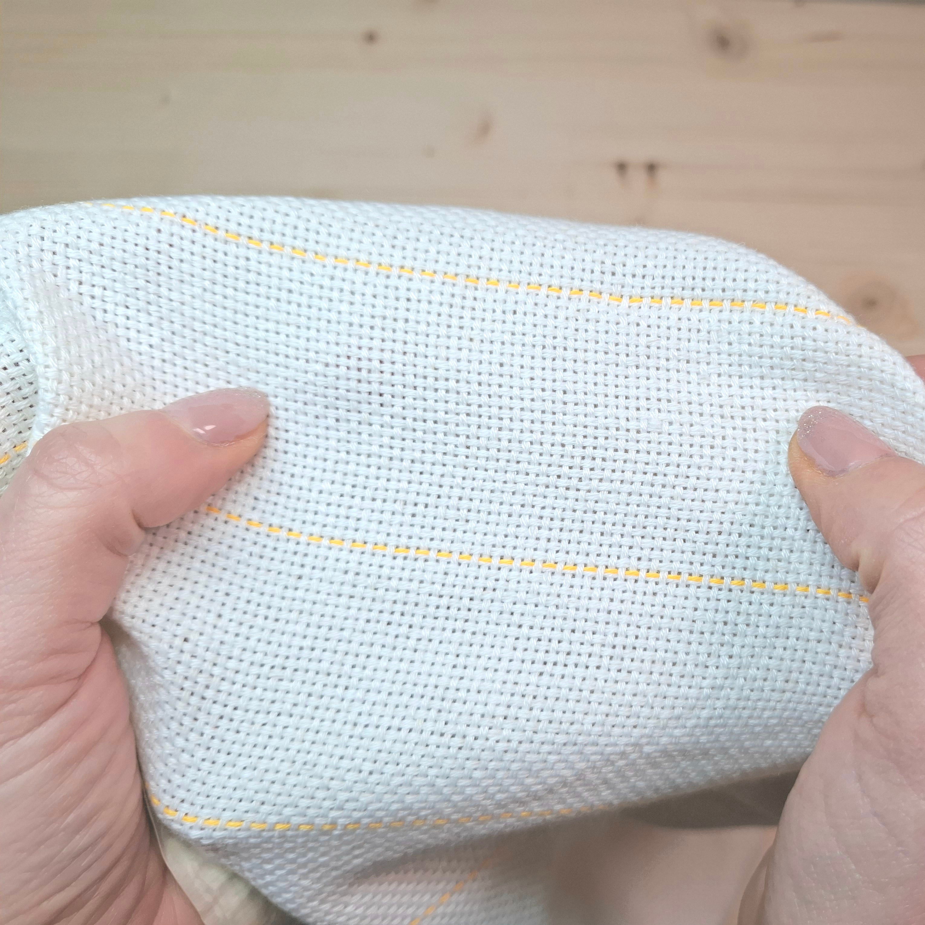 Tessuto Panno del Monaco (Monk's Cloth) per Punch Needle - Taglio 60x60cm